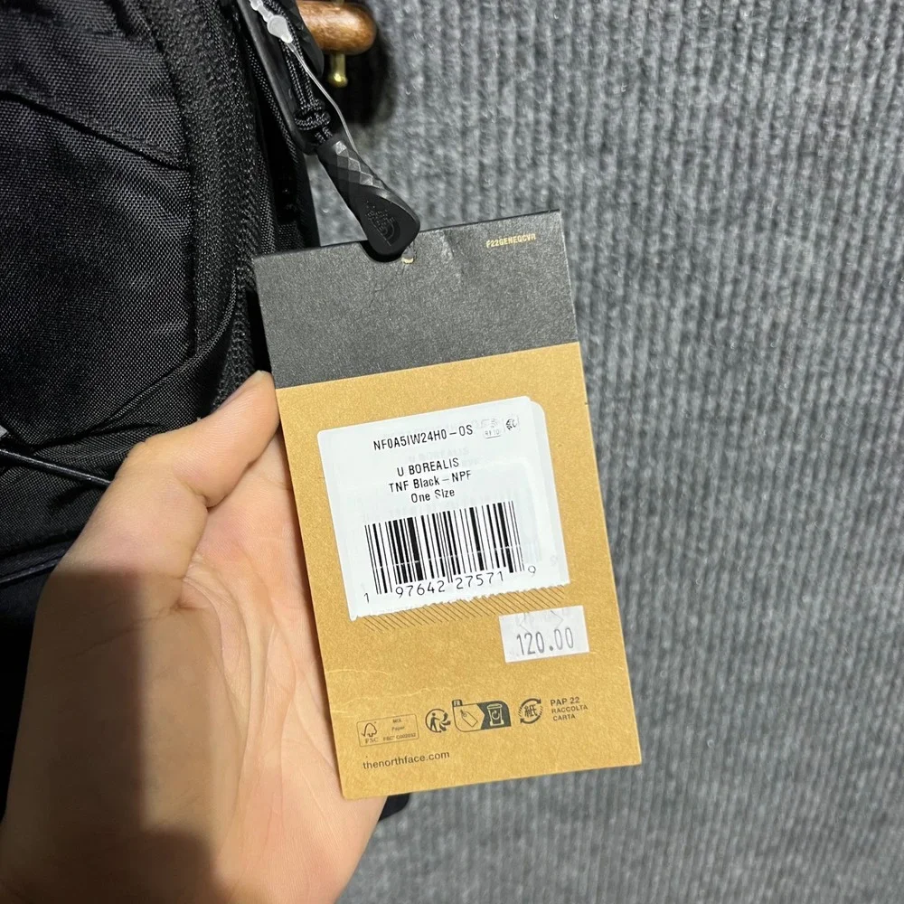 The North Face Borealis Backpack Unisex OS Black NF0A51W2 Gorpcore Hiking Pack